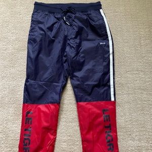 Le Tigre NWT sweatpants red blue large
